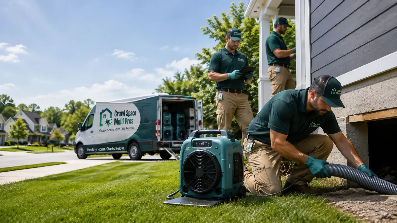 Crawl Space Mold Removal in New Springfield, OH